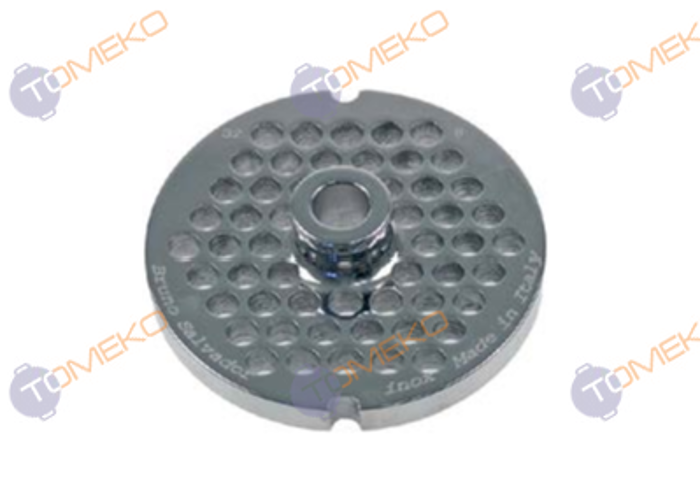 Решетка за месомелачка, модел 32/B98, D 8 мм, S/S - spareparts.tomeko.bg Решетка за месомелачка, модел 32/B98, D 8 мм, S/S