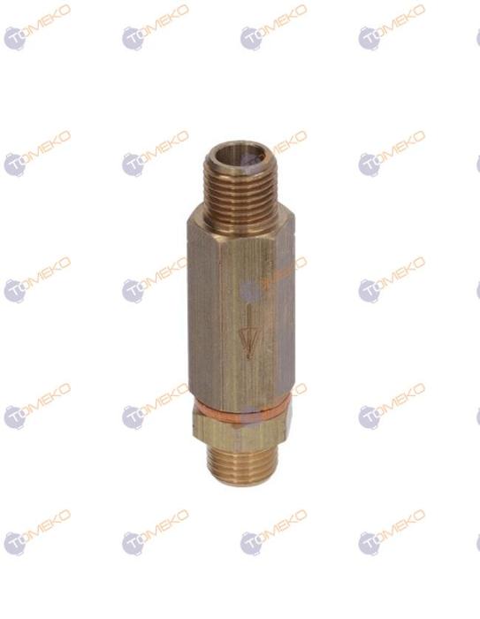 Възвратен клапан ø 1/4 "M-1/4 " за кафемашина STORM - spareparts.tomeko.bg Възвратен клапан ø 1/4 "M-1/4 " за кафемашина STORM