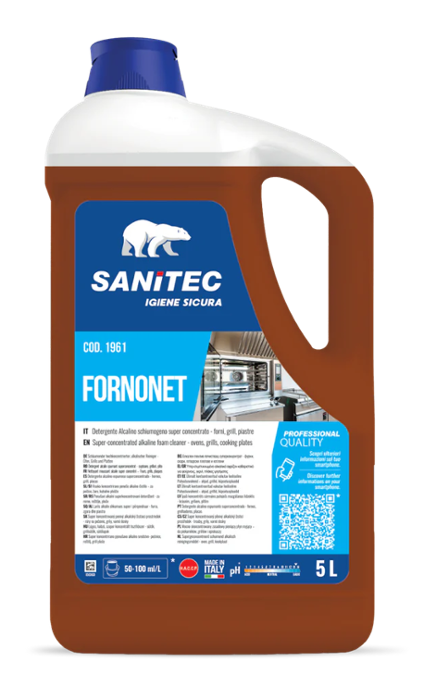 Препарат почистващ Fornonet, туба 5 л - spareparts.tomeko.bg Препарат почистващ Fornonet, туба 5 л