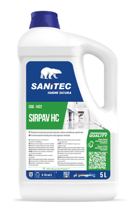 Препарат почистващ Sirpav HC, туба 5 л - spareparts.tomeko.bg Препарат почистващ Sirpav HC, туба 5 л