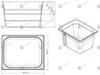 Съд по гастронорм, поликарбонат GN 1/2-150 - spareparts.tomeko.bg Съд по гастронорм, поликарбонат GN 1/2-150