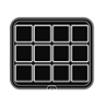 Приставка за CookMatic Pav, 12 бр Smooth square tartlets 80х80х20 мм - spareparts.tomeko.bg Приставка за CookMatic Pav, 12 бр Smooth square tartlets 80х80х20 мм