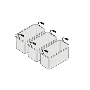 Кошници за паста комплект 3 х GN 1/3, линия TECNO 90 (290х160х200 мм) - spareparts.tomeko.bg Кошници за паста комплект 3 х GN 1/3, линия TECNO 90 (290х160х200 мм)