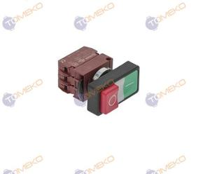 Старт-стоп бутон, 10A-400V, зелено–червено - spareparts.tomeko.bg Старт-стоп бутон, 10A-400V, зелено–червено