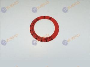 Стикер за ръкохватка 110-190°C, червен - spareparts.tomeko.bg Стикер за ръкохватка 110-190°C, червен