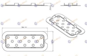 Отцедник за съд по гастронорм, поликарбонат GN 1/3 - spareparts.tomeko.bg Отцедник за съд по гастронорм, поликарбонат GN 1/3