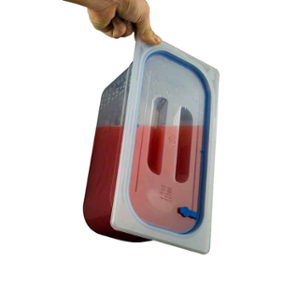 Капак по гастронорм, поликарбонат, херметичен GNL 1/4 - spareparts.tomeko.bg Капак по гастронорм, поликарбонат, херметичен GNL 1/4