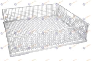 Кошница за миялна машина, за чаши 500х500 мм, пластифицирана - spareparts.tomeko.bg Кошница за миялна машина, за чаши 500х500 мм, пластифицирана