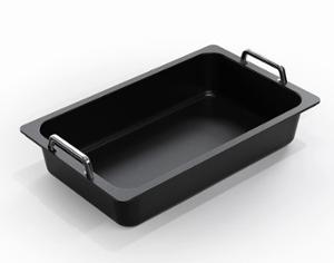 Съд по гастронорм с дръжки GN 1/1-100, лят алуминий с Lotan® покритие - spareparts.tomeko.bg Съд по гастронорм с дръжки GN 1/1-100, лят алуминий с Lotan® покритие