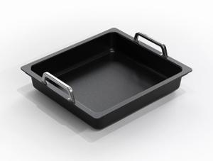 Съд по гастронорм с дръжки, индукционен GN 2/3-55, лят алуминий с Lotan® незалепващо покритие - spareparts.tomeko.bg Съд по гастронорм с дръжки, индукционен GN 2/3-55, лят алуминий с Lotan® незалепващо покритие