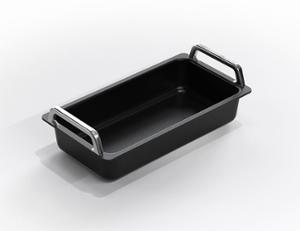 Съд по гастронорм с дръжки, индукционен GN 1/3-55, лят алуминий с Lotan® незалепващо покритие - spareparts.tomeko.bg Съд по гастронорм с дръжки, индукционен GN 1/3-55, лят алуминий с Lotan® незалепващо покритие