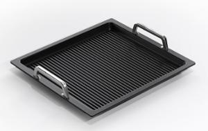 Съд по гастронорм Grill с дръжки, индукционен GN 2/3-20, лят алуминий с Lotan® незалепващо покритие - spareparts.tomeko.bg Съд по гастронорм Grill с дръжки, индукционен GN 2/3-20, лят алуминий с Lotan® незалепващо покритие