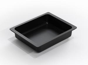 Съд по гастронорм, индукционен GN 1/2-55, лят алуминий с Lotan® незалепващо покритие - spareparts.tomeko.bg Съд по гастронорм, индукционен GN 1/2-55, лят алуминий с Lotan® незалепващо покритие