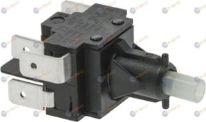 Бутон задържащ, пусков за миялна машина, двуполюсен 2NO/NC, 250V, 16A - spareparts.tomeko.bg Бутон задържащ, пусков за миялна машина, двуполюсен 2NO/NC, 250V, 16A