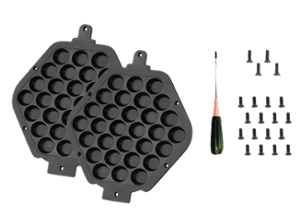 Комплект плочи за машина за гофрети, единична Bubble Waffle - spareparts.tomeko.bg Комплект плочи за машина за гофрети, единична Bubble Waffle