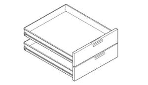 Чекмеджета GN 2/1, комплект два броя, различни серии - spareparts.tomeko.bg Чекмеджета GN 2/1, комплект два броя, различни серии