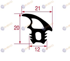 Уплътнение за конвектомат Lainox Ready, 610x435 мм - spareparts.tomeko.bg Уплътнение за конвектомат Lainox Ready, 610x435 мм