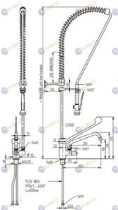 Душ батерия ERA с C лебедка, стоящ с дългo черно рамо H=1140 мм, ръкохватка Basic - spareparts.tomeko.bg Душ батерия ERA с C лебедка, стоящ с дългo черно рамо H=1140 мм, ръкохватка Basic