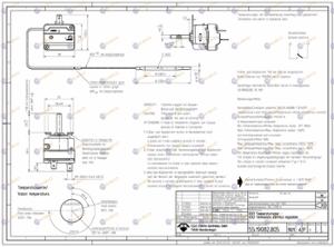 Термостат монофазен 455°C за фурна за пици ENTRYMAX12L - spareparts.tomeko.bg Термостат монофазен 455°C за фурна за пици ENTRYMAX12L