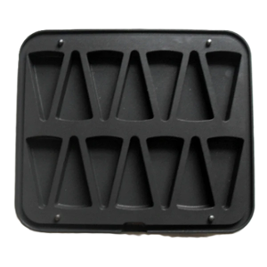 Приставка за CookMatic, 14 бр Smooth triangular tartlets 115х60х25 мм - spareparts.tomeko.bg Приставка за CookMatic, 14 бр Smooth triangular tartlets 115х60х25 мм