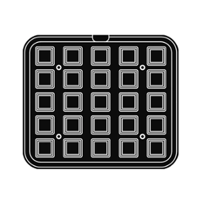 Приставка за Cookmatic, 25 бр Festooned square tartlets 45х45х19 мм - spareparts.tomeko.bg Приставка за Cookmatic, 25 бр Festooned square tartlets 45х45х19 мм