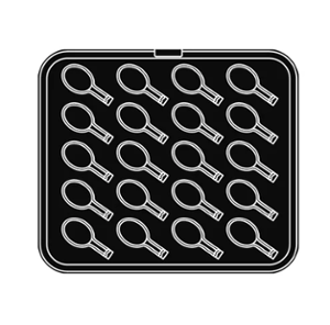 Приставка за Cookmatic, 20 бр Smooth spoon tartlets 78х38х11 мм - spareparts.tomeko.bg Приставка за Cookmatic, 20 бр Smooth spoon tartlets 78х38х11 мм
