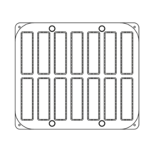 Приставка за Cookmatic, 14 бр Rectangular éclairs 120х30х30 мм - spareparts.tomeko.bg Приставка за Cookmatic, 14 бр Rectangular éclairs 120х30х30 мм