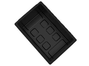 Термокутия Professional GN 1/1, вътрешен размер 538х337х267 мм, черна - spareparts.tomeko.bg Термокутия Professional GN 1/1, вътрешен размер 538х337х267 мм, черна