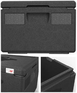 Термокутия Expert GN 1/1, вътрешен размер 538х338х257 мм, черна - spareparts.tomeko.bg Термокутия Expert GN 1/1, вътрешен размер 538х338х257 мм, черна