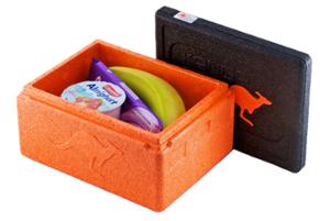 Термокутия Expert mini, вътрешен размер 180х130х75 мм, синя с черен капак - spareparts.tomeko.bg Термокутия Expert mini, вътрешен размер 180х130х75 мм, синя с черен капак