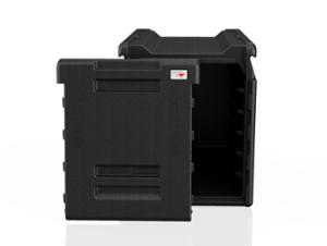 Термокутия с предно отваряне Tower GN 1/1 Euro 5 нива, вътрешен размер 331х535х400 мм, черна - spareparts.tomeko.bg Термокутия с предно отваряне Tower GN 1/1 Euro 5 нива, вътрешен размер 331х535х400 мм, черна