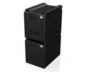 Термокутия с предно отваряне Tower GN 1/1 Euro 5 нива, вътрешен размер 331х535х400 мм, черна - spareparts.tomeko.bg Термокутия с предно отваряне Tower GN 1/1 Euro 5 нива, вътрешен размер 331х535х400 мм, черна