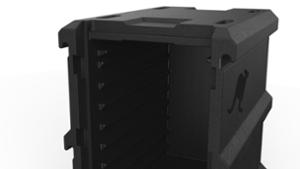 Термокутия с предно отваряне Tower GN 1/1 8 нива, вътрешен размер 335х550х545 мм, черна - spareparts.tomeko.bg Термокутия с предно отваряне Tower GN 1/1 8 нива, вътрешен размер 335х550х545 мм, черна