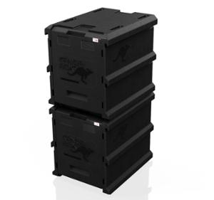 Термокутия с предно отваряне Tower 400х600 мм 10 нива, вътрешен размер 410х610х510 мм, черна - spareparts.tomeko.bg Термокутия с предно отваряне Tower 400х600 мм 10 нива, вътрешен размер 410х610х510 мм, черна