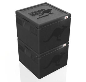 Термокутия Easy, вътрешен размер 350х350х265 мм, чернa - spareparts.tomeko.bg Термокутия Easy, вътрешен размер 350х350х265 мм, чернa