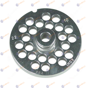 Решетка за месомелачка, модел 22/H82, D 10 мм, S/S - spareparts.tomeko.bg Решетка за месомелачка, модел 22/H82, D 10 мм, S/S