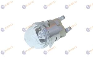 Крушка с фасунга и предпазно стъкло за конвекторна фурна FC 380 TQ - spareparts.tomeko.bg Крушка с фасунга и предпазно стъкло за конвекторна фурна FC 380 TQ