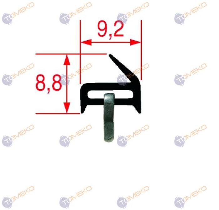 Уплътнение за врата на фурна, 640х320 мм - spareparts.tomeko.bg Уплътнение за врата на фурна, 640х320 мм