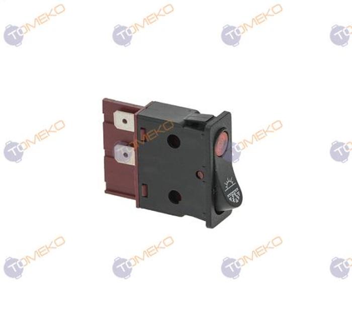 Бутон незадържащ, двуполюсен за миялна машина, 16A-250V - spareparts.tomeko.bg Бутон незадържащ, двуполюсен за миялна машина, 16A-250V