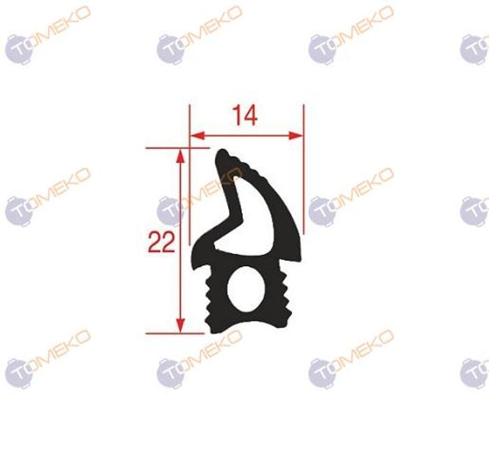 Уплътнение за конвектомат 2105 мм, Tecnoeka - spareparts.tomeko.bg Уплътнение за конвектомат 2105 мм, Tecnoeka