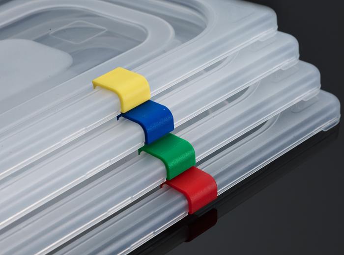 Клипс за капак по гастронорм, полипропилен, син, комплект 12 бр - spareparts.tomeko.bg Клипс за капак по гастронорм, полипропилен, син, комплект 12 бр