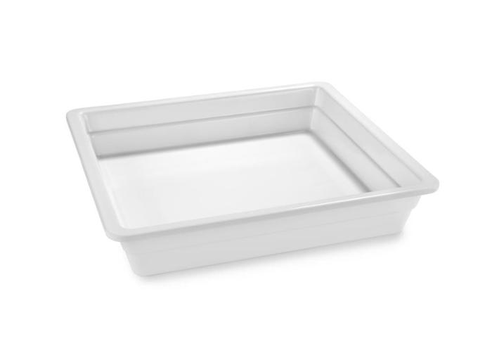Съд по гастронорм GN 2/3-65, меламин, бял - spareparts.tomeko.bg Съд по гастронорм GN 2/3-65, меламин, бял