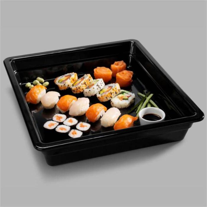 Съд по гастронорм GN 2/3-65, меламин, черен - spareparts.tomeko.bg Съд по гастронорм GN 2/3-65, меламин, черен