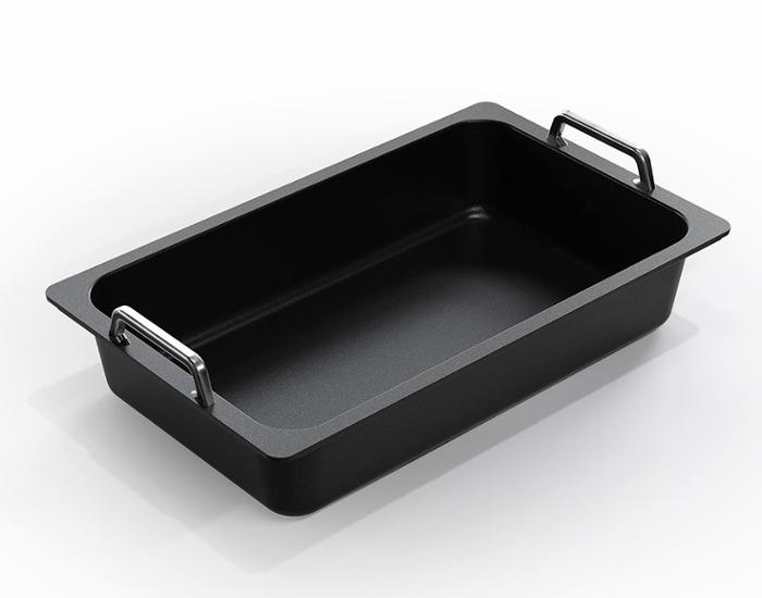 Съд по гастронорм с дръжки GN 1/1-100, лят алуминий с Lotan® покритие - spareparts.tomeko.bg Съд по гастронорм с дръжки GN 1/1-100, лят алуминий с Lotan® покритие