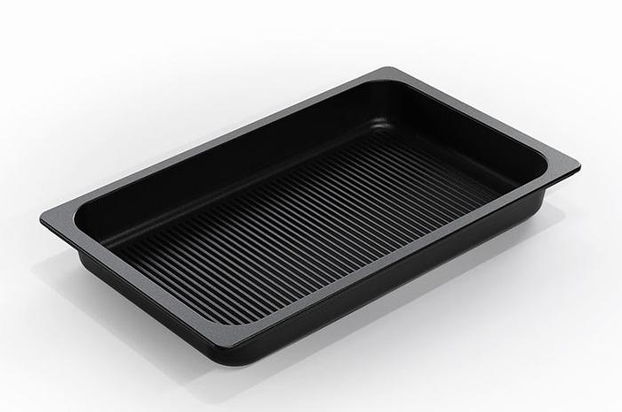 Съд по гастронорм Grill GN 1/1-55, лят алуминий с Lotan® покритие - spareparts.tomeko.bg Съд по гастронорм Grill GN 1/1-55, лят алуминий с Lotan® покритие