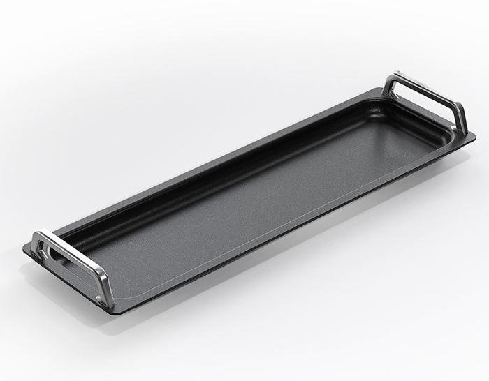 Съд по гастронорм, индукционен с дръжки GN 2/4-20, лят алуминий с Lotan® покритие - spareparts.tomeko.bg Съд по гастронорм, индукционен с дръжки GN 2/4-20, лят алуминий с Lotan® покритие