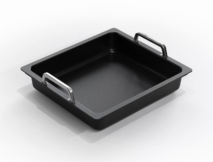 Съд по гастронорм с дръжки GN 2/3-55, лят алуминий с Lotan® незалепващо покритие - spareparts.tomeko.bg Съд по гастронорм с дръжки GN 2/3-55, лят алуминий с Lotan® незалепващо покритие