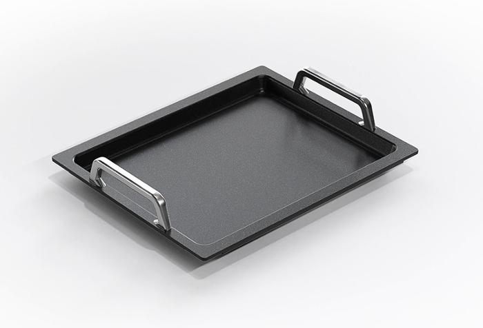 Съд по гастронорм с дръжки, индукционен GN 1/2-20, лят алуминий с Lotan® незалепващо покритие - spareparts.tomeko.bg Съд по гастронорм с дръжки, индукционен GN 1/2-20, лят алуминий с Lotan® незалепващо покритие