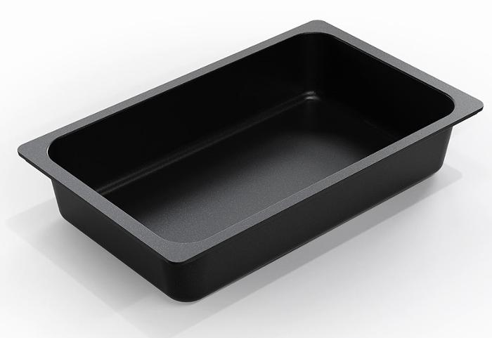 Съд по гастронорм, индукционен GN 1/1-100, лят алуминий с Lotan® незалепващо покритие - spareparts.tomeko.bg Съд по гастронорм, индукционен GN 1/1-100, лят алуминий с Lotan® незалепващо покритие