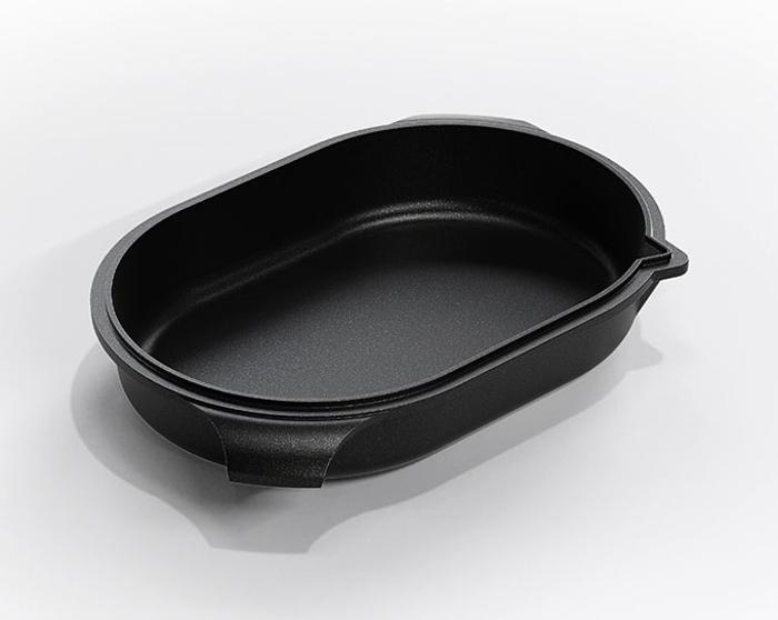 Капак Grill за съд за печене с улей, индукционен 32х22 см, лят алуминий с Lotan® незалепващо покритие - spareparts.tomeko.bg Капак Grill за съд за печене с улей, индукционен 32х22 см, лят алуминий с Lotan® незалепващо покритие